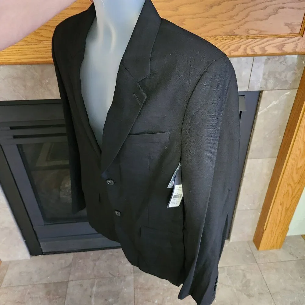 Marc Jacobs Men’s 100% Wool Black Blazer NWT